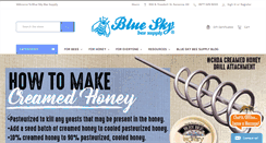 Desktop Screenshot of blueskybeesupply.com